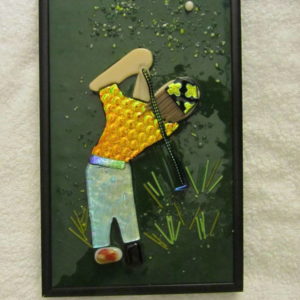 Swinging Golfer Wall Art