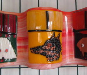 Neighbors Glass Wall Art