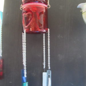Red Lantern Wind Chime