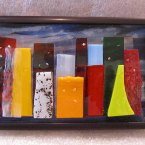 Colorful Mosaic Cityscape