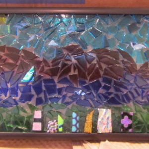 Mosaic of Mountains and Lake