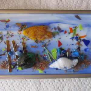 Yellow Fish with Seashells