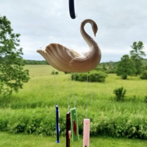 Lenox China Swan  Wind Chime