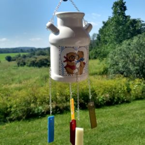 Ceramic Milk Can Wind Chime