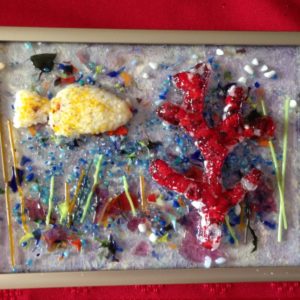 Yellow Fish with Coral