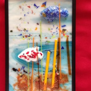 Blue and Multicolor Fish