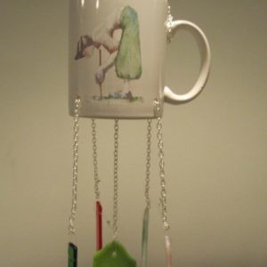 Lady Golfer Wind Chime