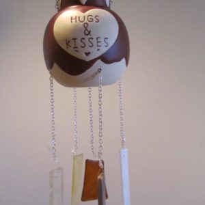 Hugs and Kisses Wind Chime