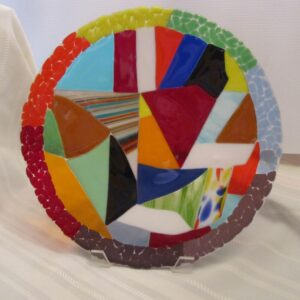 14 inch Chaos Glass Platter