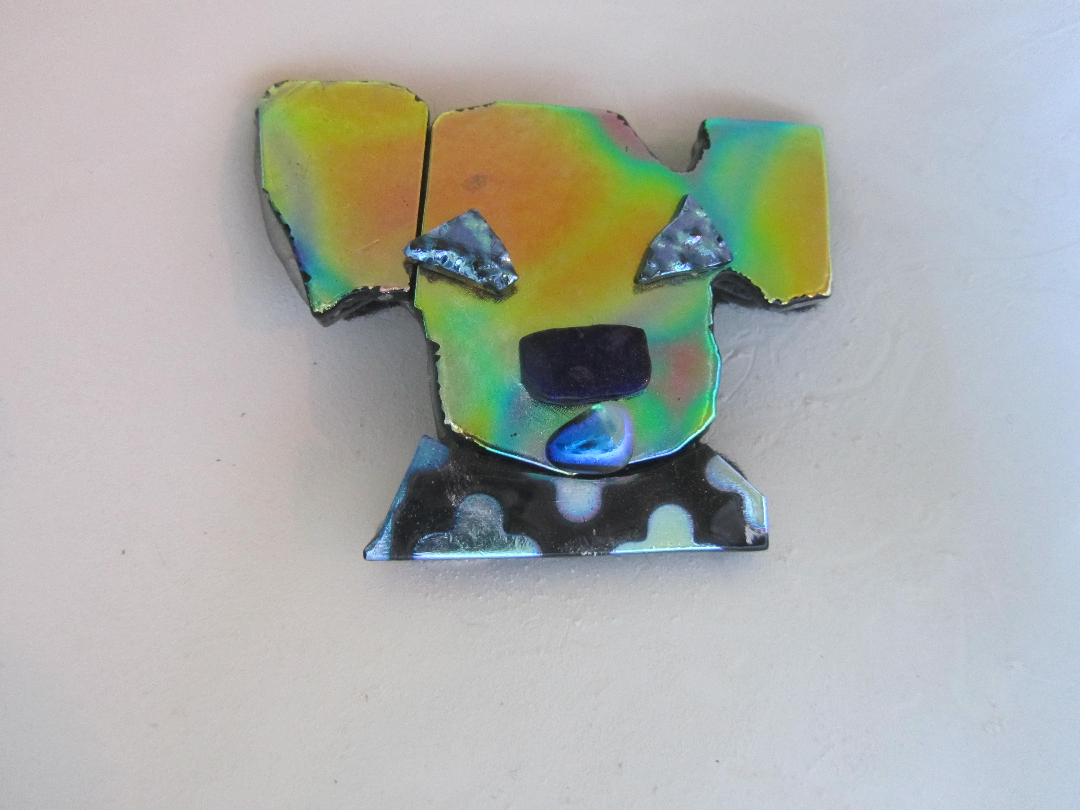 Glossy Dichroic Pal Shawl/Pin