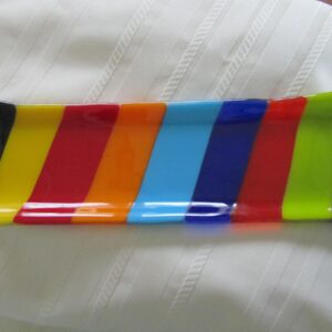 sushi/corn glass platter