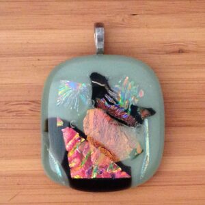 Golden Glow Dichroic Pendant