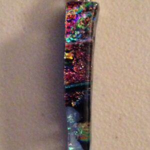 Dichroic Drop Spear Pendant