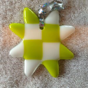 Lemon Grass Green Quilt Star
