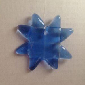 See Through Blue Quilt Star