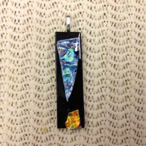 Dichroic on Black Pendant
