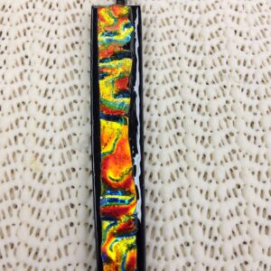 Long Gold Dichroic on Black