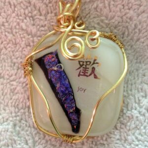 Wired Joy Glass Pendant