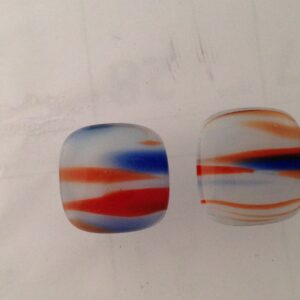 Patriotic Glass Drawer Knobs