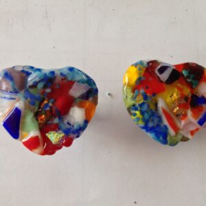 Heart Drawer Knobs with Blue