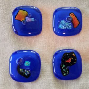 Royal Blue bubbled Drawer Knobs