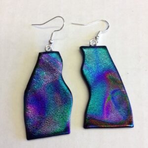 Apart From A Whole Dichroic Earrings