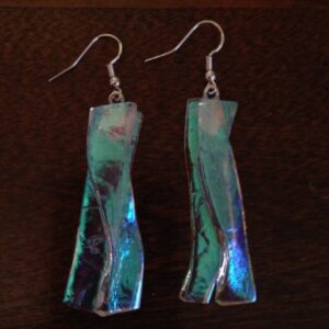 Crossover Dichroic on Dichroic Earrings