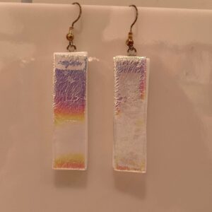 Really Radiant on White Earrings