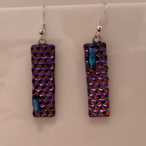Pink Green Dichroic on Woven