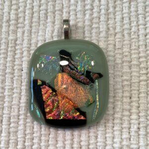Dichroic On Sage Pendant